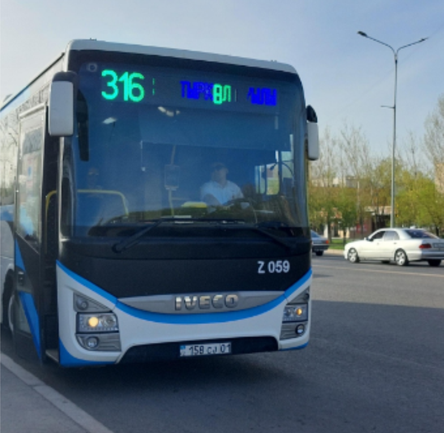№№ 304, 315, 316, 322  бағдарлар қозғалыс сызбасының өзгеруі