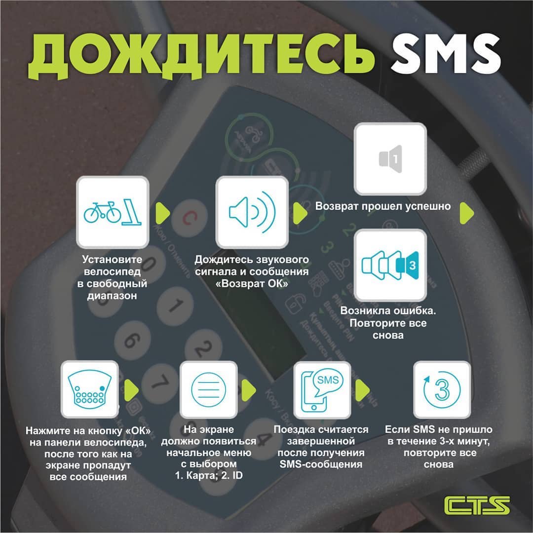 Убедитесь в правильной парковке велосипеда!