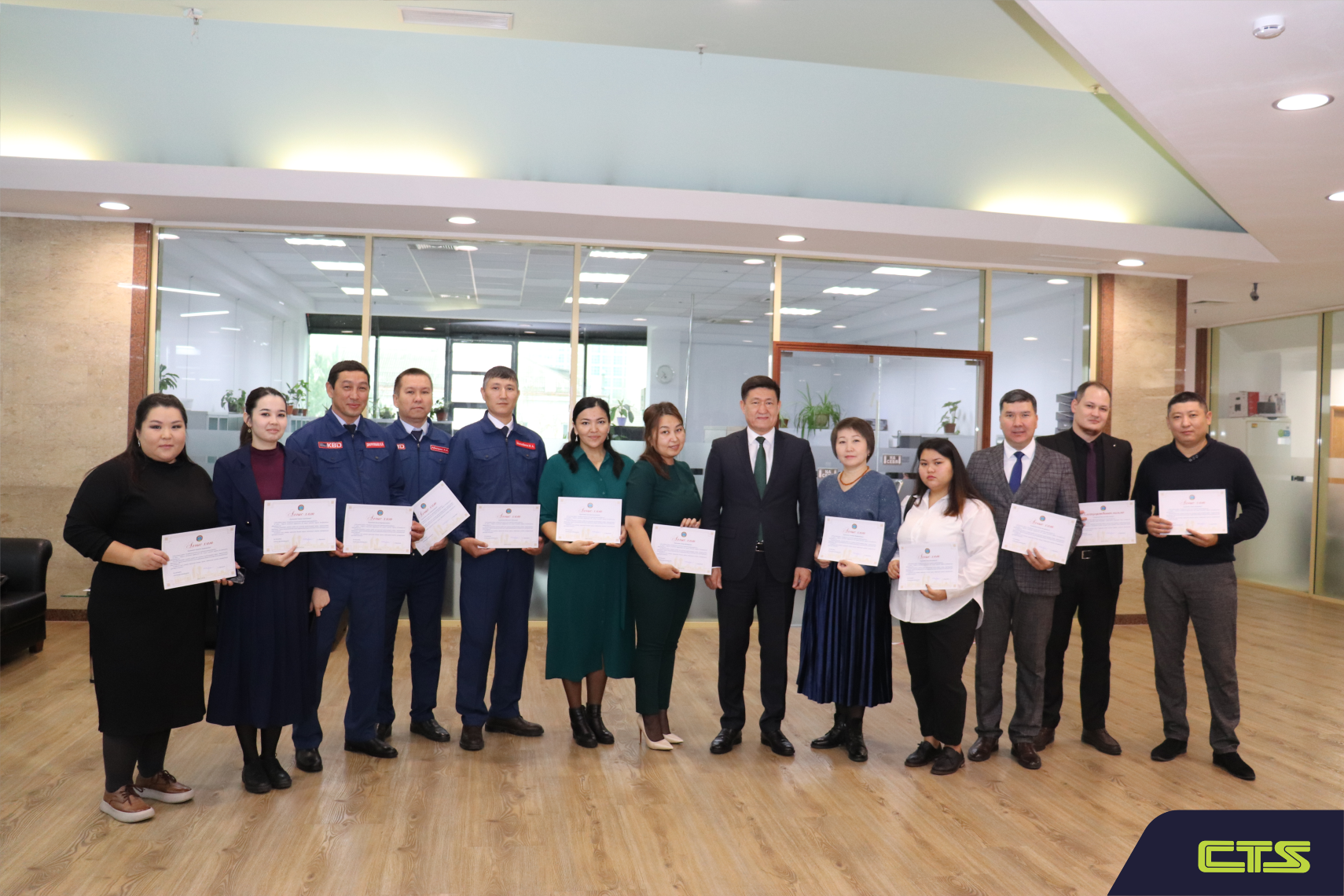 CTS Басқарма төрағасы қызметкерлерге лайықты еңбегі үшін алғысын білдірді